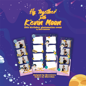 Fly Together With Kevin Moon Frame Event Poster
