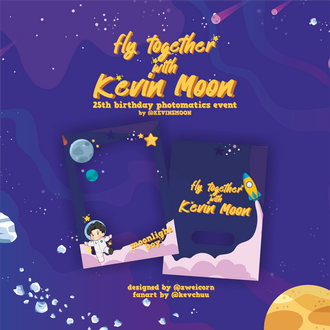 Fly Together With Kevin Moon Card Holder for Event