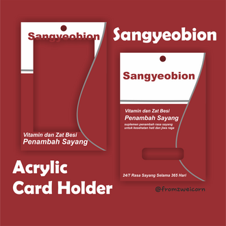 Sangyebion Acrylic Card Holder (Customized)